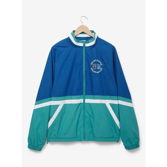 Pretty Guardian Sailor Moon Color Block Sailor Uranus & Neptune Windbreaker - Picture 5 of 11